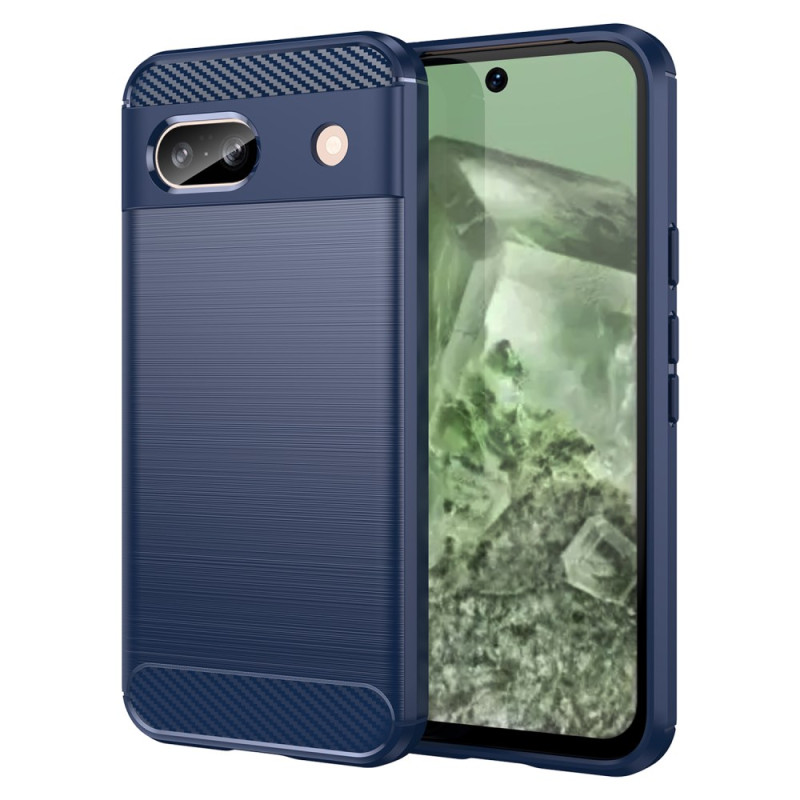 Custodia per Google Pixel 8A in fibra di carbonio spazzolata