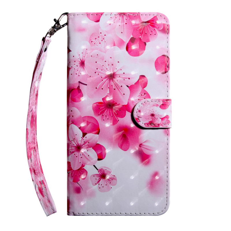 Custodia con cinturino Samsung Galaxy S10 Peach Blossom