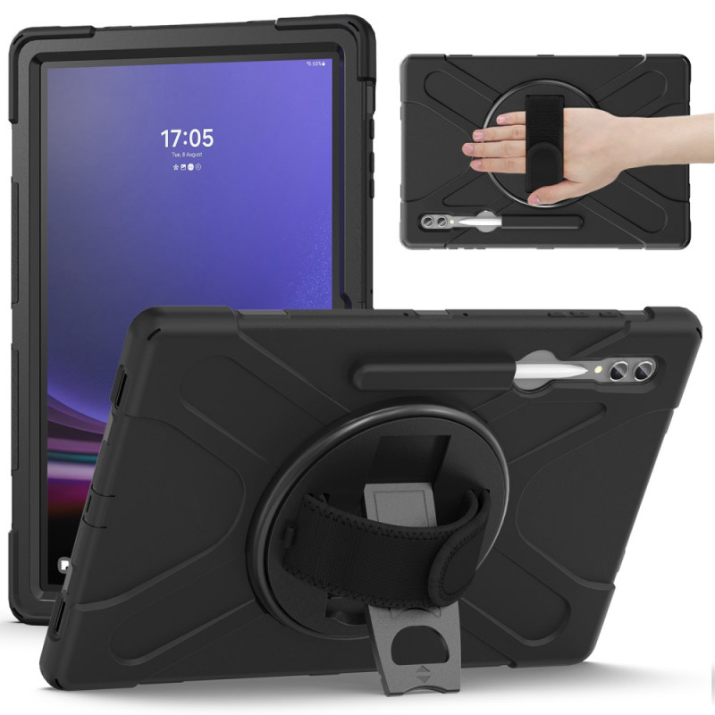Custodia Samsung Galaxy Tab S9 Ultra / S8 Ultra Tripla protezione Cinturino e supporto