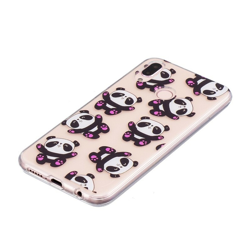 Huawei P20 Lite Custodia trasparente Pandas Have Fun
