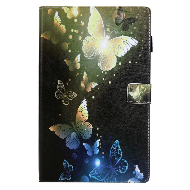 Samsung Galaxy Tab A9 Plus Custodia Gold Butterflies