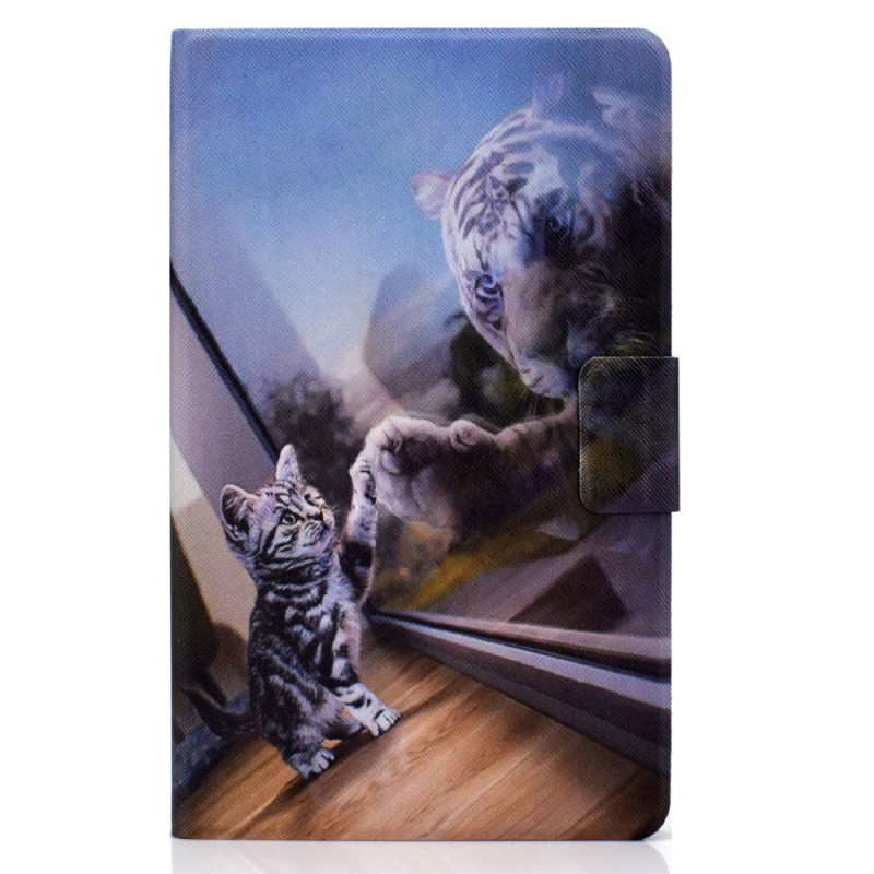 Custodia per Samsung Galaxy Tab A11 Plus / A9 Plus Gatto e Tigre