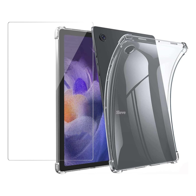 Custodia per Samsung Galaxy Tab A9 Plus con protezione schermo
 in vetro temperato