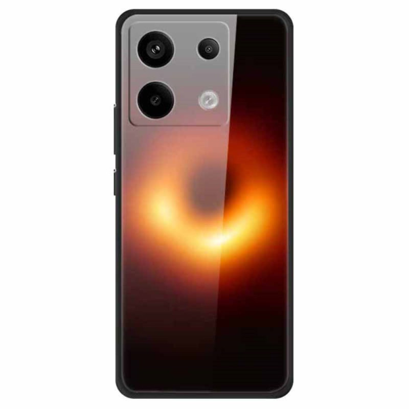 Xiaomi Redmi Note 13 Pro 5G / Poco X6 5G Custodia in vetro temprato Foro Nero