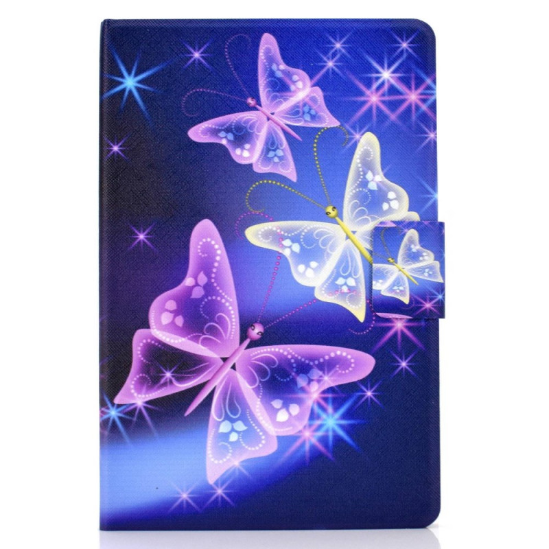 Samsung Galaxy Tab S8 / S7 Custodia lucida con farfalle