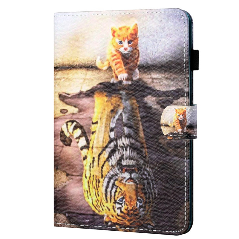 Custodia Samsung Galaxy Tab A8 (2022) / (2021) Gatto e Tigre