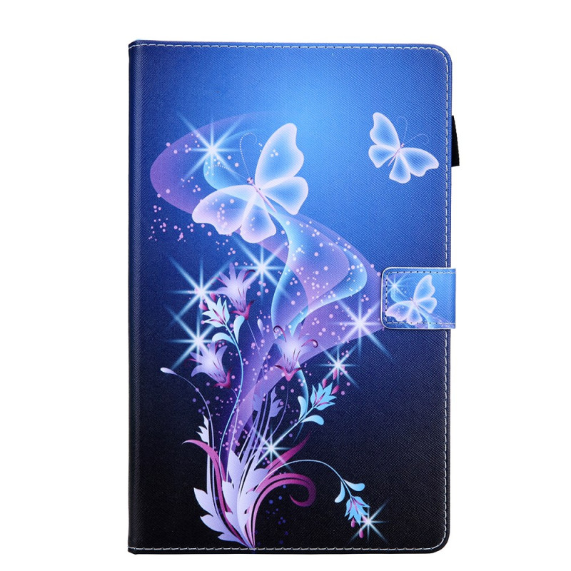 Samsung Galaxy Tab A 10.1 (2019) Custodia SM-T510/SM-T515 - Farfalla a fiori