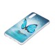 Huawei P20 Custodia a farfalla blu fluorescente