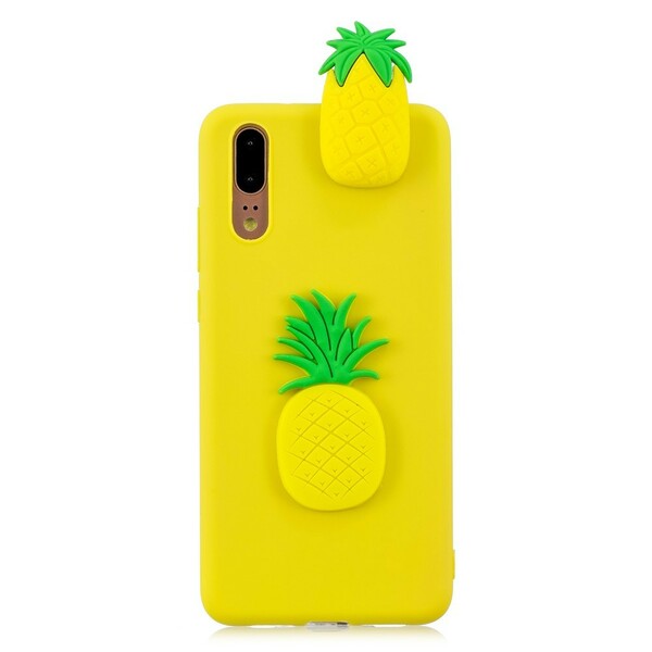 Huawei P20 3D Custodia Ananas