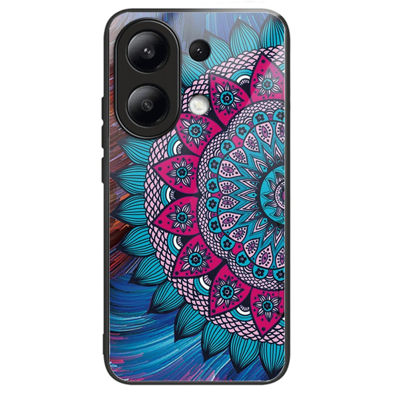 Xiaomi Redmi Note 13 4G Custodia in vetro temperato Mandala