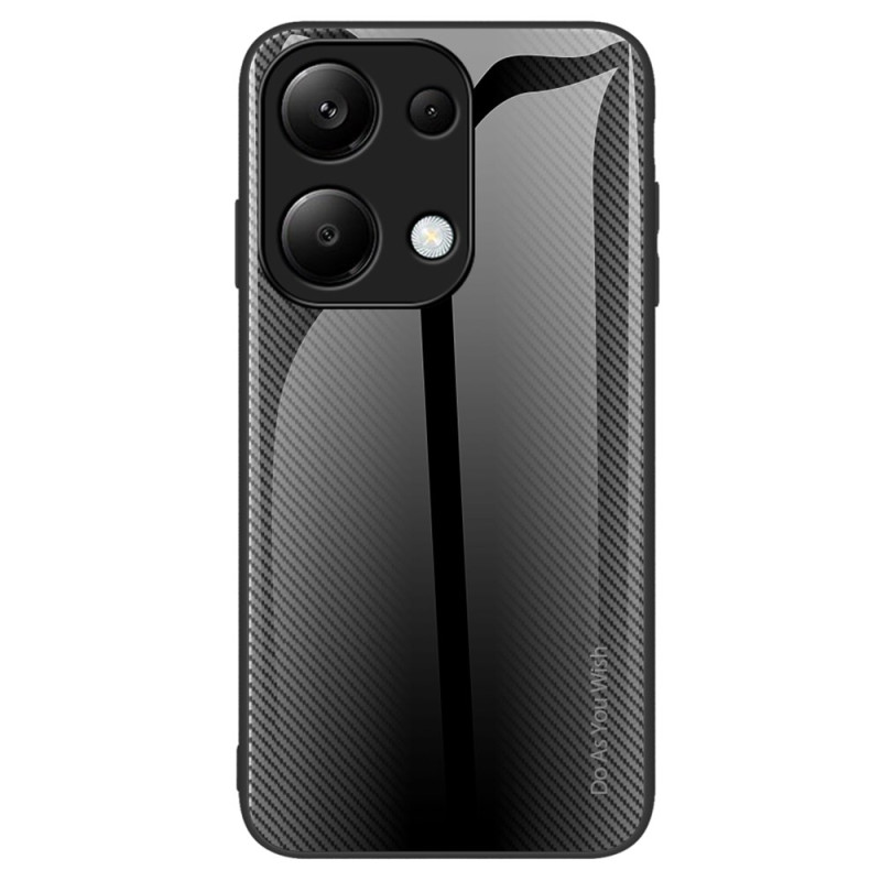 Xiaomi Redmi Note 13 Pro 4G / Poco M6 Pro 4G Custodia in fibra di carbonio in vetro temprato