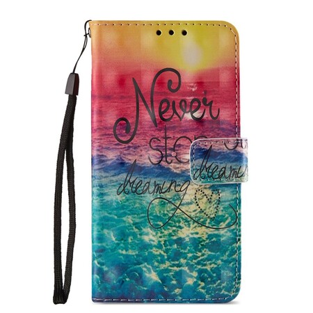 Huawei P20 Lite Custodia 3D Never Stop Dreaming