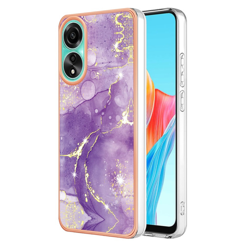 Oppo A78 Custodia color marmo