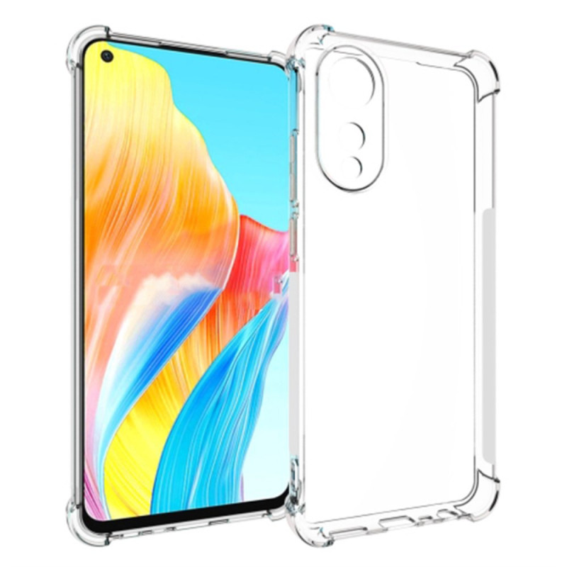 Oppo A78 4G Custodia trasparente con angoli rinforzati