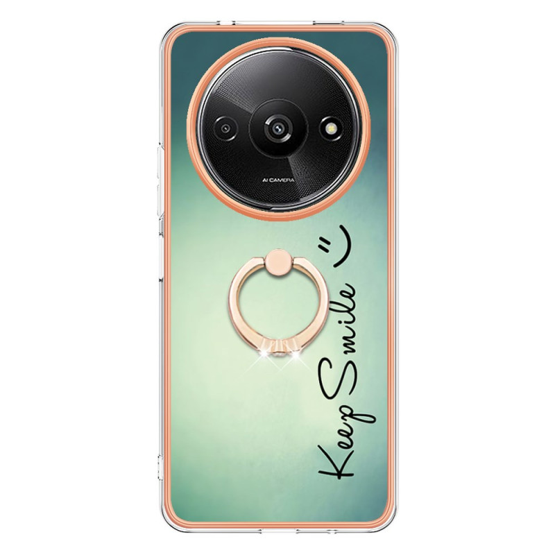 Xiaomi Redmi A3 Custodia Keep Smile Anello di supporto