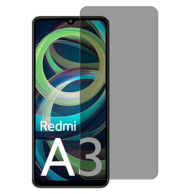 Protezione in vetro temperato Anti-Spion per lo schermo di Xiaomi Redmi A3