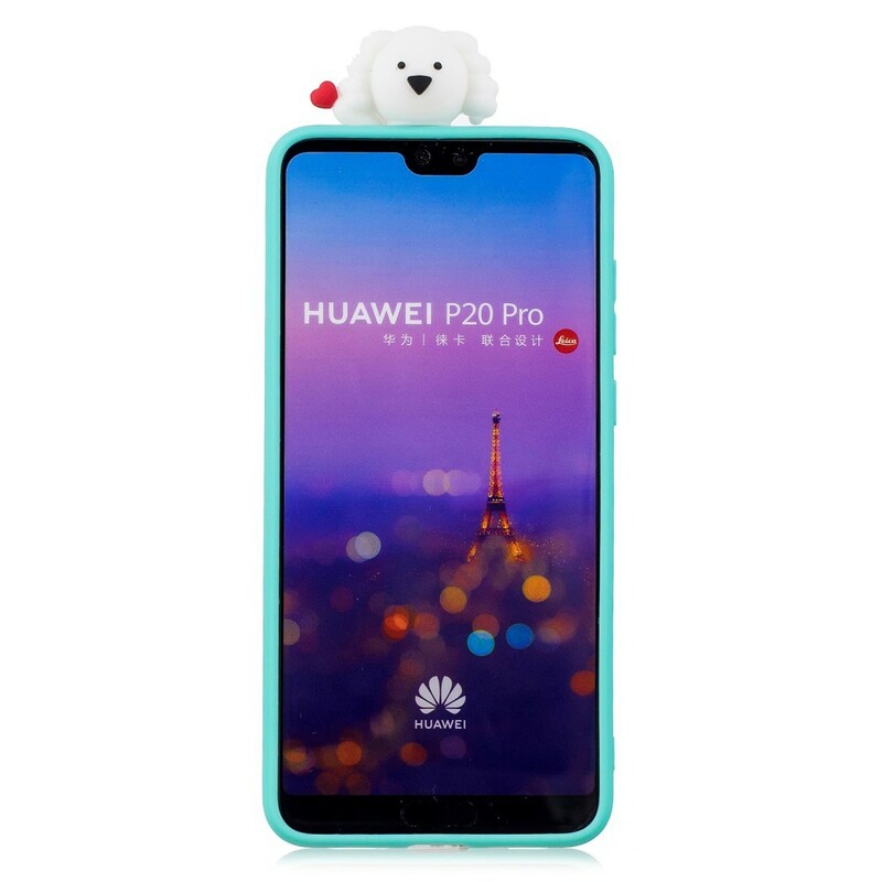 Huawei P20 Pro Custodia 3D Cane tra le nuvole