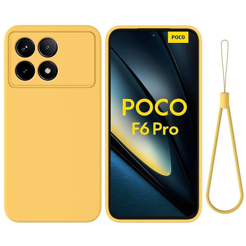 Poco F6 Pro Custodia con cinturino in silicone