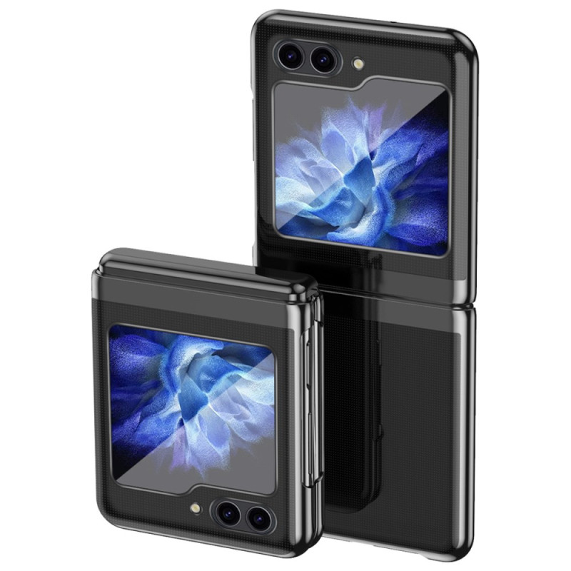 Samsung Galaxy Z Flip 6 Custodia trasparente e con effetto metallo