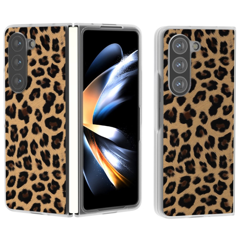 Custodia Samsung Galaxy Z Fold 6 in stile leopardo