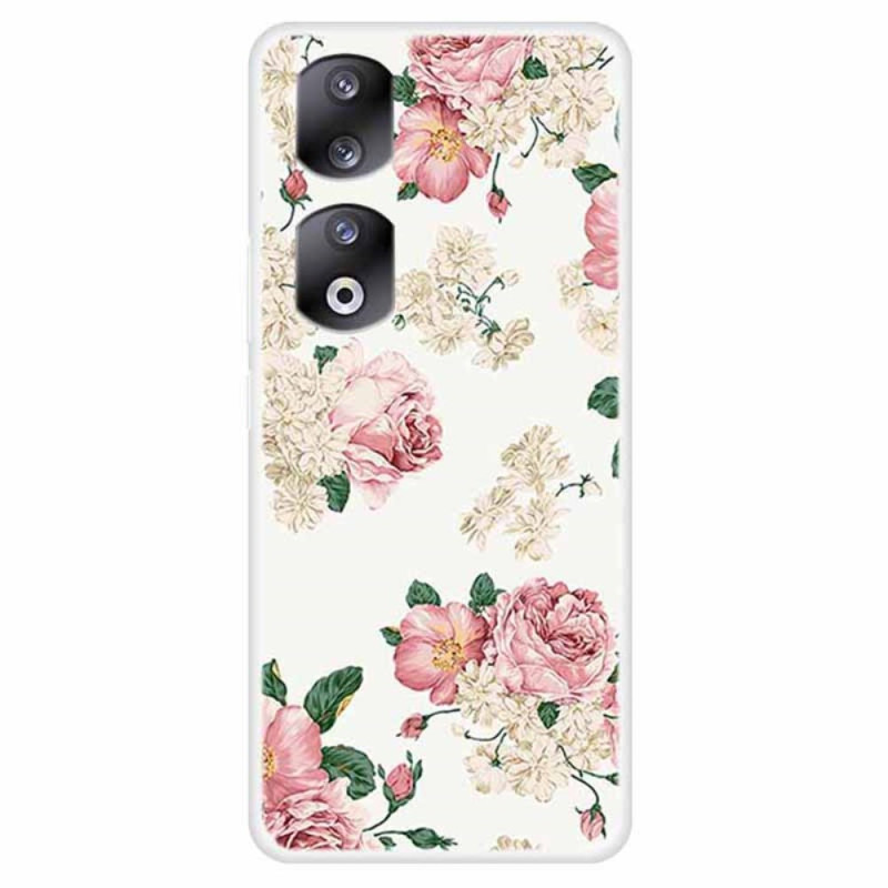 Custodia per Honor 90 Pro con design Flowers