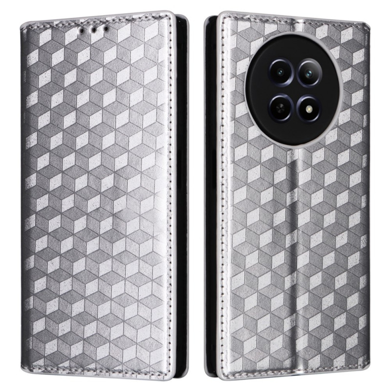 Flip Cover Realme 12 5G / 12X 5G Rombi 3D