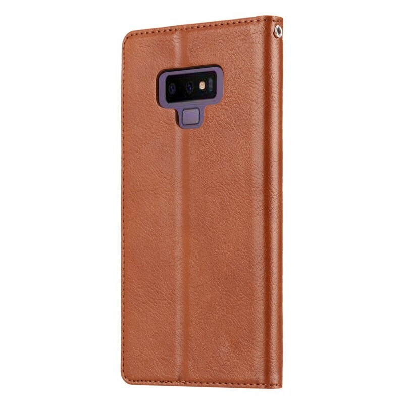 Custodia Flip Cover Samsung Galaxy Note 9 in similpelle