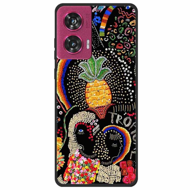 Cover Motorola Edge 50 Fusion Pineapple Flower