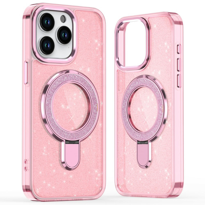 Custodia iPhone 16 Pro Glitter Design Compatibile con MagSafe