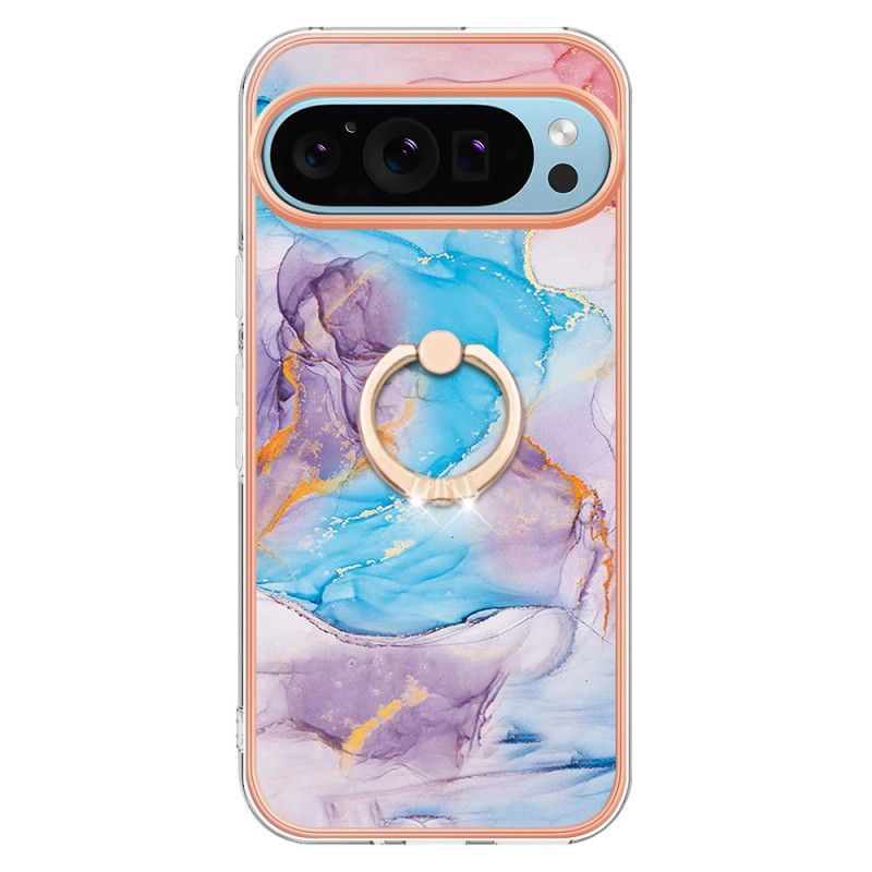 Google Pixel 9 / Pixel 9 Pro Cover Via Lattea Anello Blu Marmo