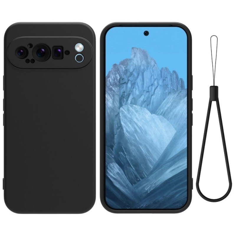 Google Pixel 9 Pro Cover SiliCone con cordino