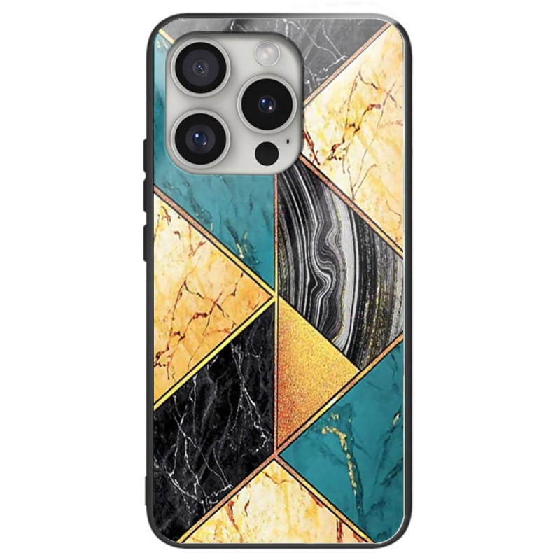 liPhone 16 Pro Max Custodia Marble Giallo e Verde