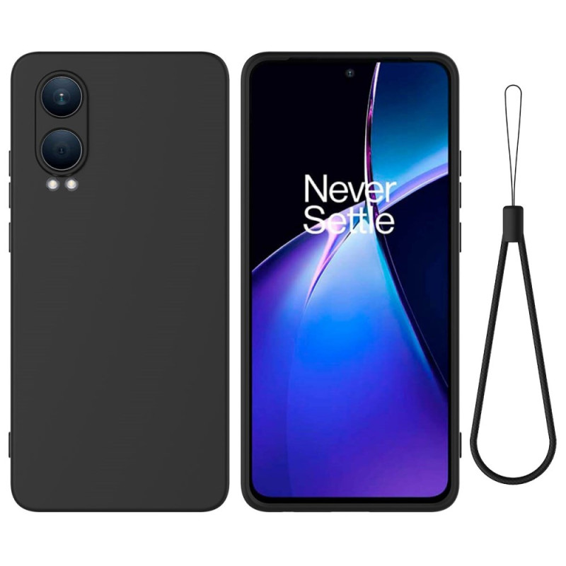 OnePlus Nord CE 4 Lite 5G Custodia in silicone liquido con cordino