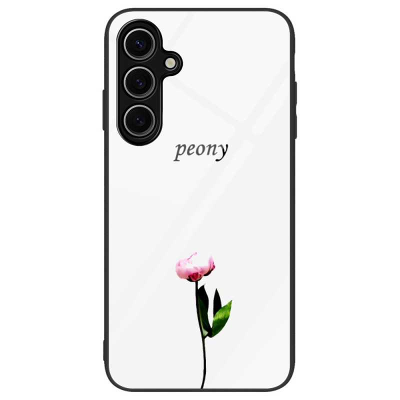 Samsung Galaxy S24 FE Cover Peony vetro temperato