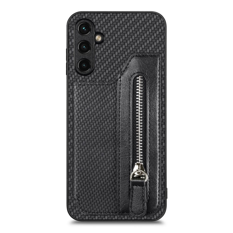 Custodia tascabile con zip per Samsung Galaxy A24 4G con supporto