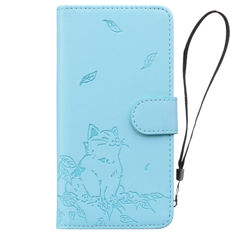 Custodia Samsung Galaxy A16 4G / 5G Strap Cat Print