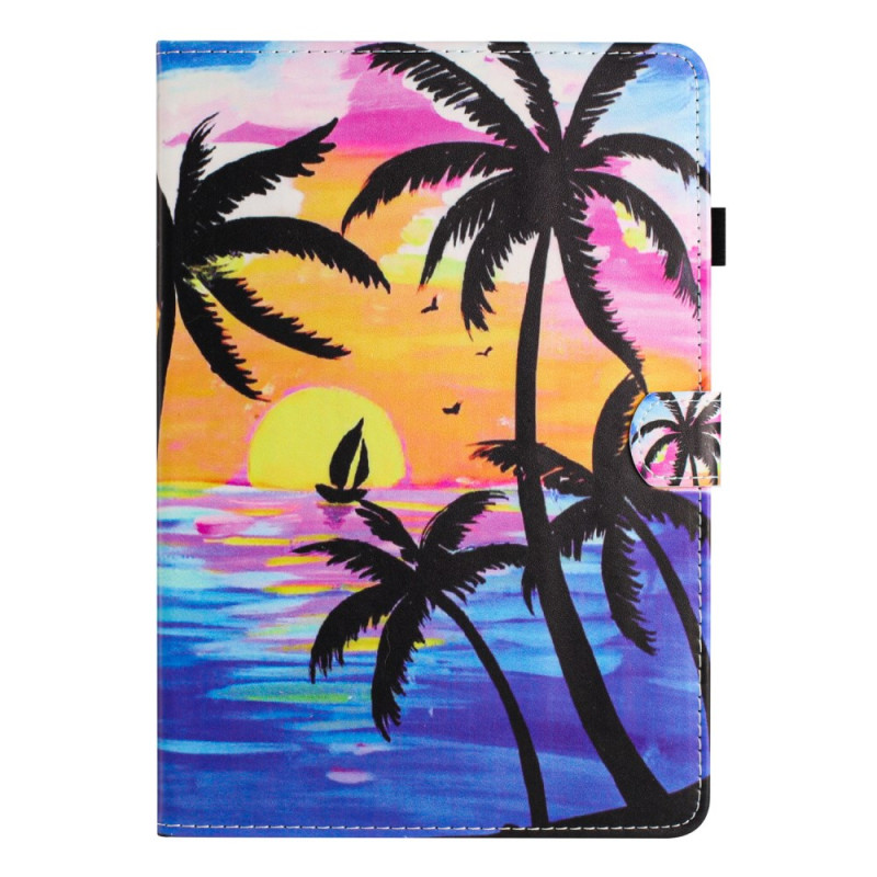 Cover per iPad 10.9 (2022) Alberi di cocco