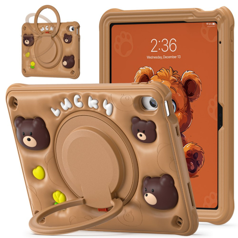 Cover per iPad 10.9 (2022) Bambini Orsacchiotto Supporto ad anello