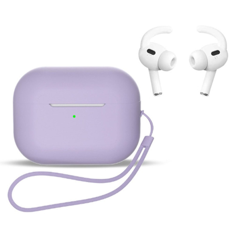 Custodia classica in silicone per AirPods Pro 2 con cinturino