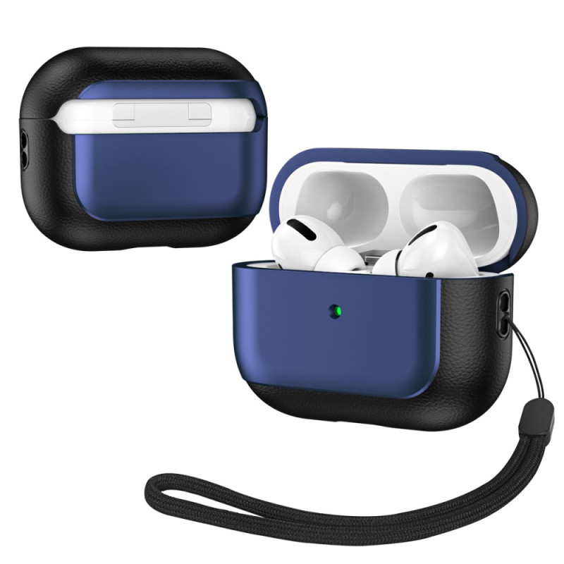 Custodia AirPods Pro bicolore con cinghia per mano