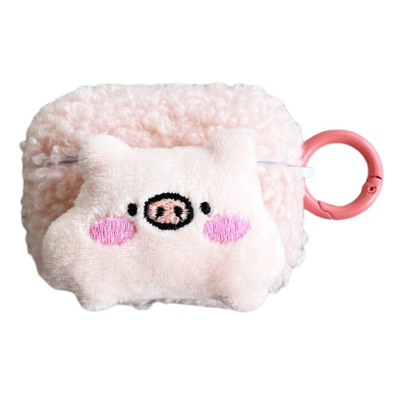 Custodia di peluche per AirPods Pro Pig