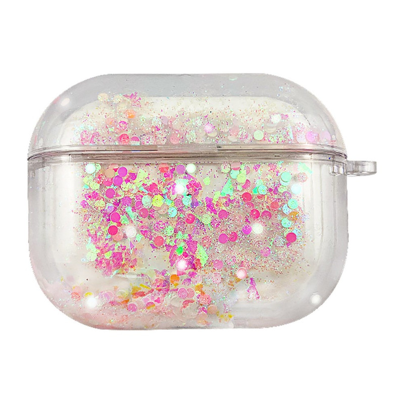 Custodia galleggiante glitterata per AirPods Pro