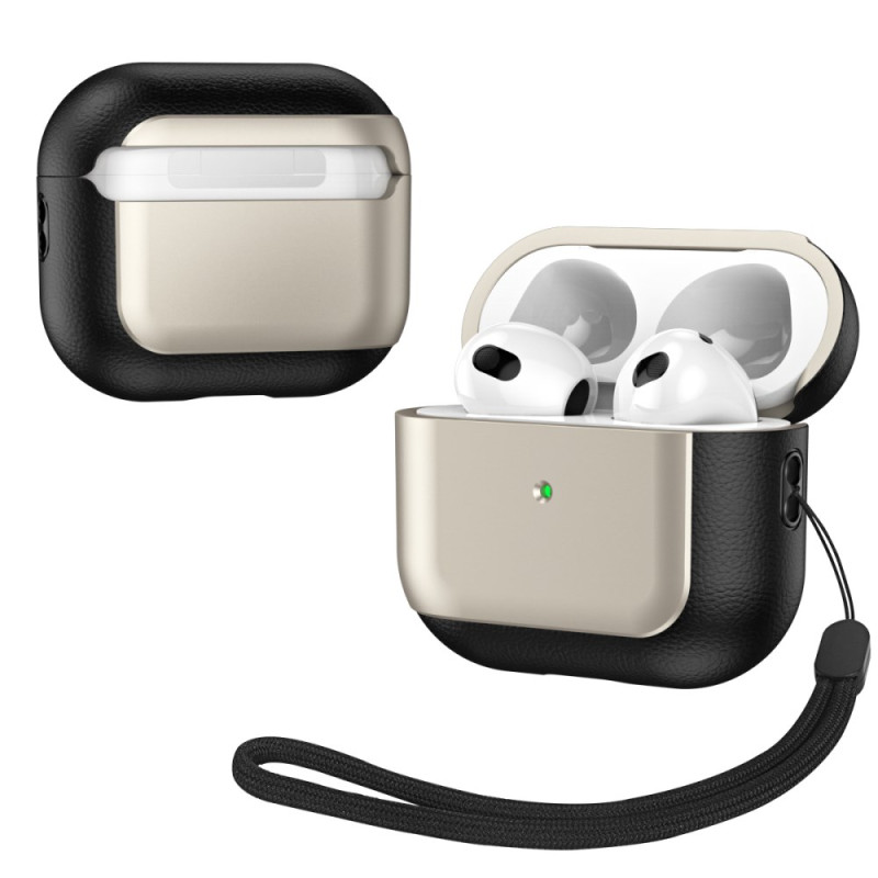 Custodia AirPods 3 effetto metallo