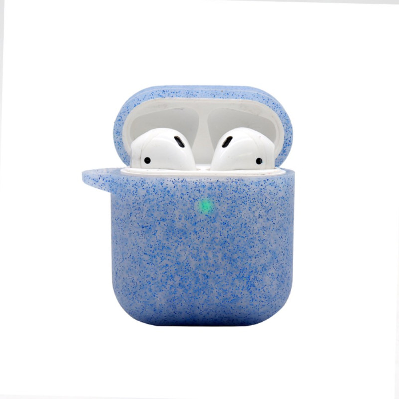 Custodia trasparente per AirPods 2 / 1 con glitter