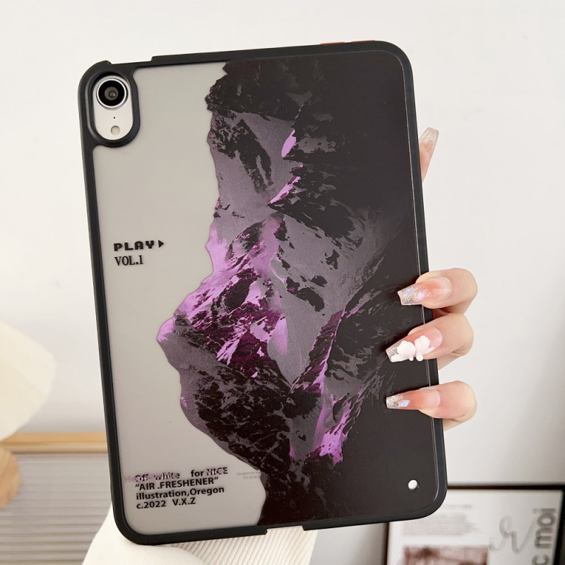 Custodia per iPad Mini 7 (2024) / Mini 6 (2021) Snowy Mountain Purple