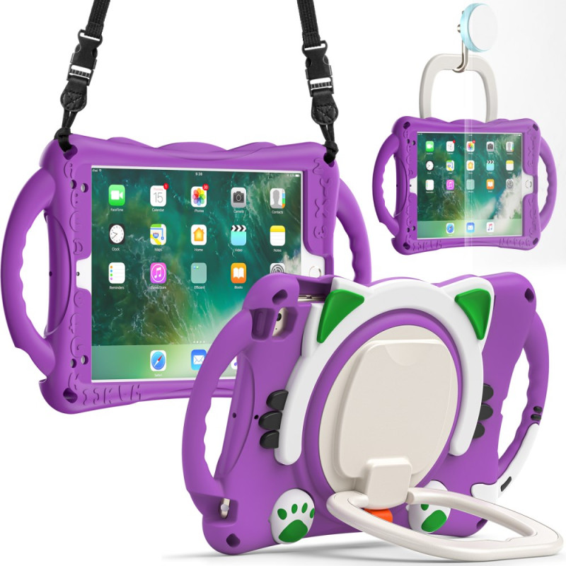 iPad Mini 5 (2019)/4/3/2/1 Custodia rigida rinforzata per bambini con tracolla