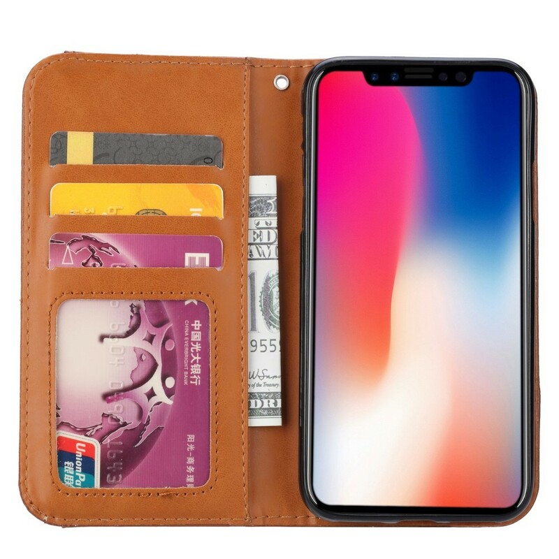 Custodia Flip Cover per iPhone XS Max in similpelle Custodia Flip Cover per iPhone XS Max in similpelle