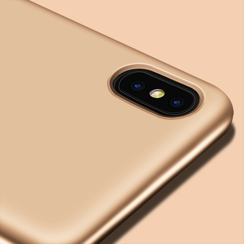 Custodia iPhone XR effetto metallo