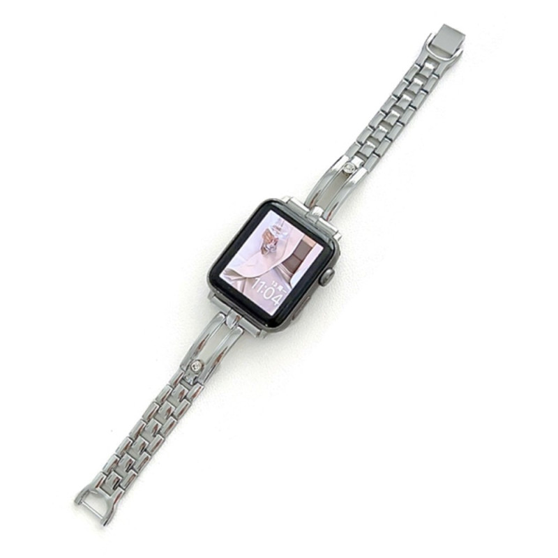 Apple Watch Band Serie 46mm - 42mm / SE / Ultra 49mm Lega e Strass