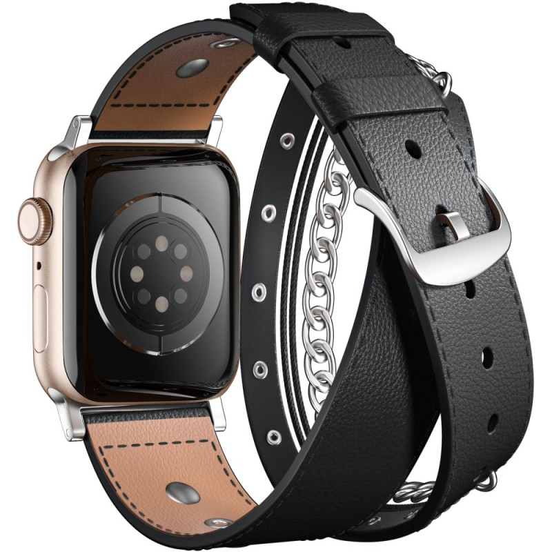 Fascia per Apple Watch da 42 mm a 38 mm / Serie SE a doppio cerchio